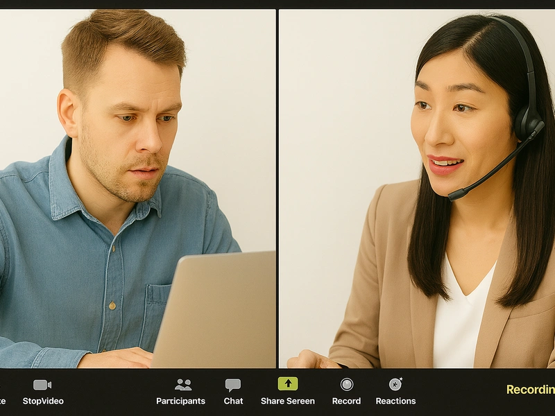 Un instructor explicando la cultura japonesa (elemento Wa) a un estudiante